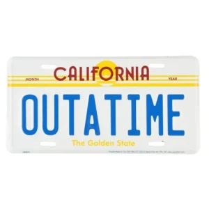 Universal Orlando Resort Back To The Future "OUTATIME" License Plate* Home Decorations
