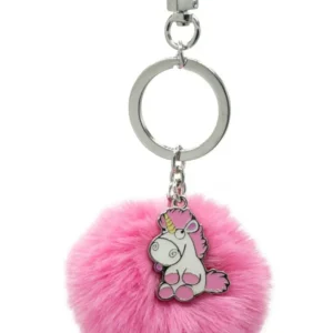 Universal Orlando Resort Despicable Me Bake My Day Pom Pom Fluffy Unicorn Keychain* Key Chains