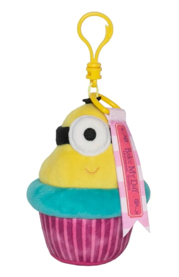Universal Orlando Resort Despicable Me Bake My Day Minion Cupcake Backpack Clip* Key Chains