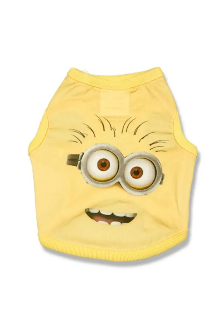 Universal Orlando Resort Despicable Me Minion Big Face Pet T-Shirt* Pets