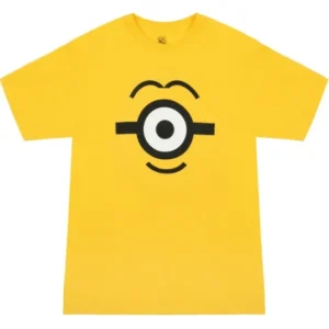 Universal Orlando Resort Despicable Me One Eye Minion Face Adult T-Shirt* Adult T-shirts