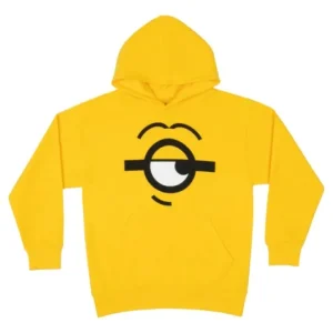 Universal Orlando Resort Despicable Me One Eye Minion Face Youth Pullover Fleece* Adult Outerwear