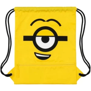 Universal Orlando Resort Despicable Me One Eye Minion Face Drawstring Bag* Bags | Bags