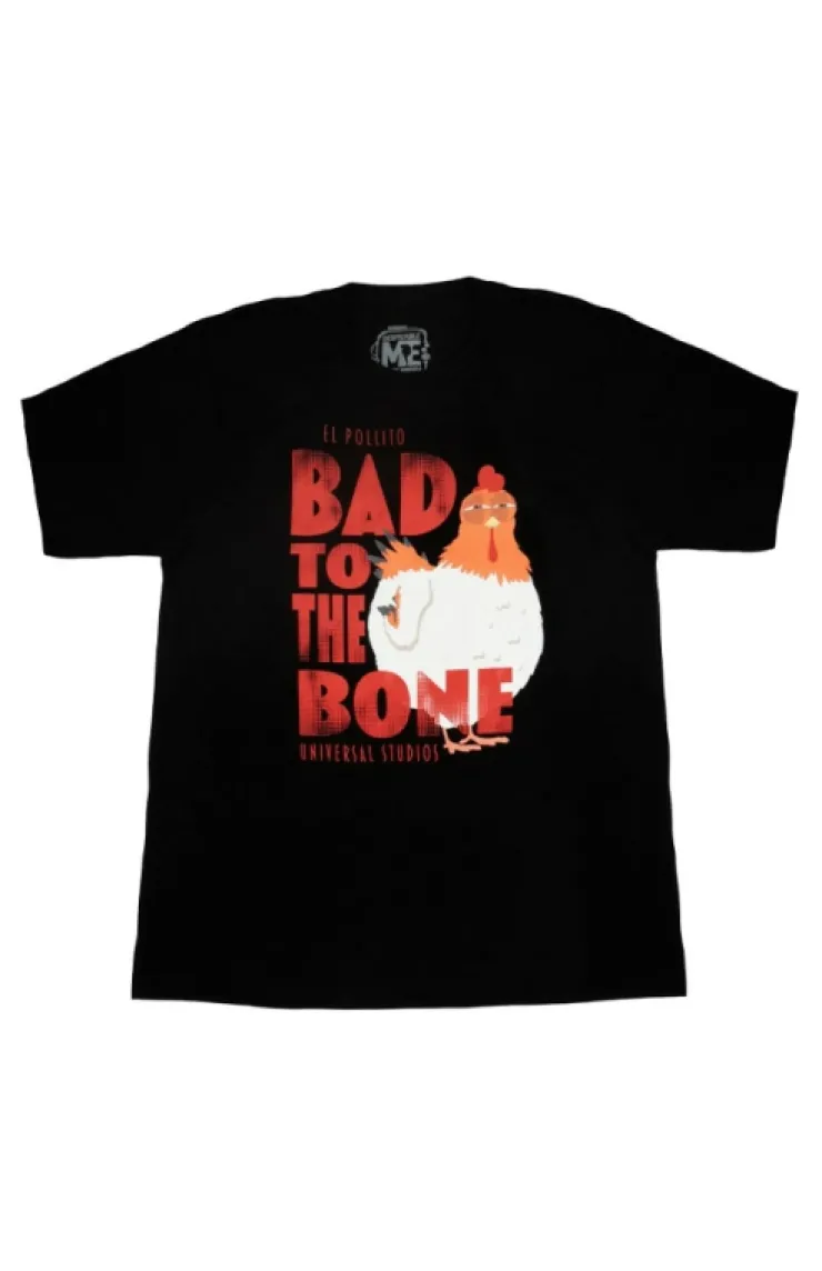 Universal Orlando Resort El Pollito Bad To The Bone Adult T-Shirt* Adult T-shirts