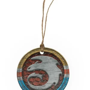 Universal Orlando Resort Epic Universe Isle of Berk Logo Ornament* Home Decorations