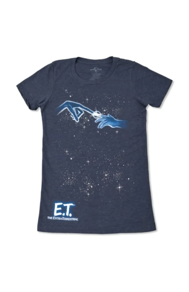 Universal Orlando Resort E.T. Ladies T-Shirt* Adult Fashion Tops