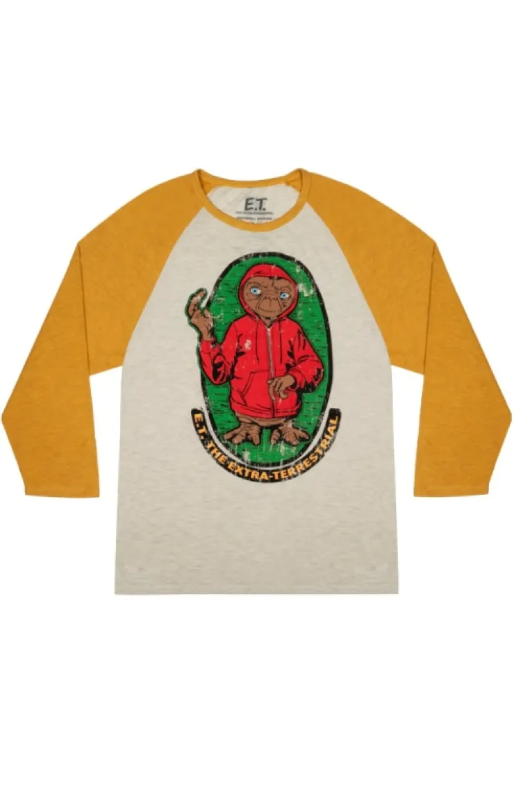 Universal Orlando Resort E.T. "The Extra-Terrestrial" Raglan Shirt* Adult T-shirts