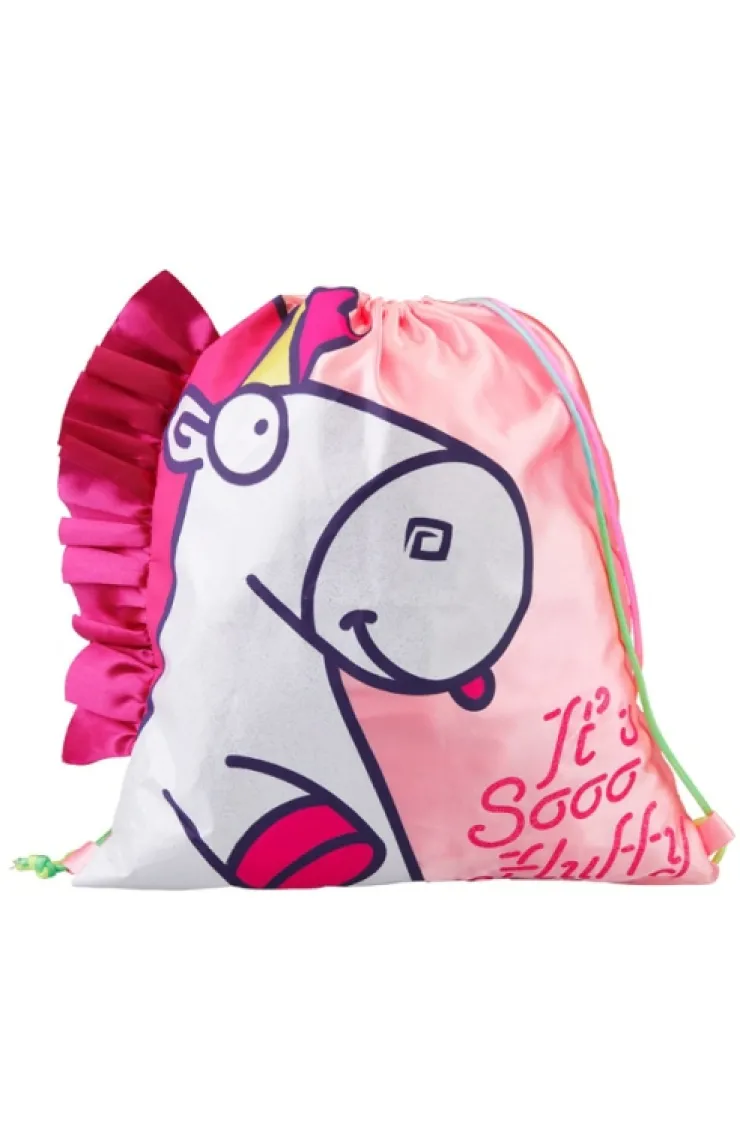 Universal Orlando Resort Fluffy Unicorn Drawstring Backpack* Bags | Bags