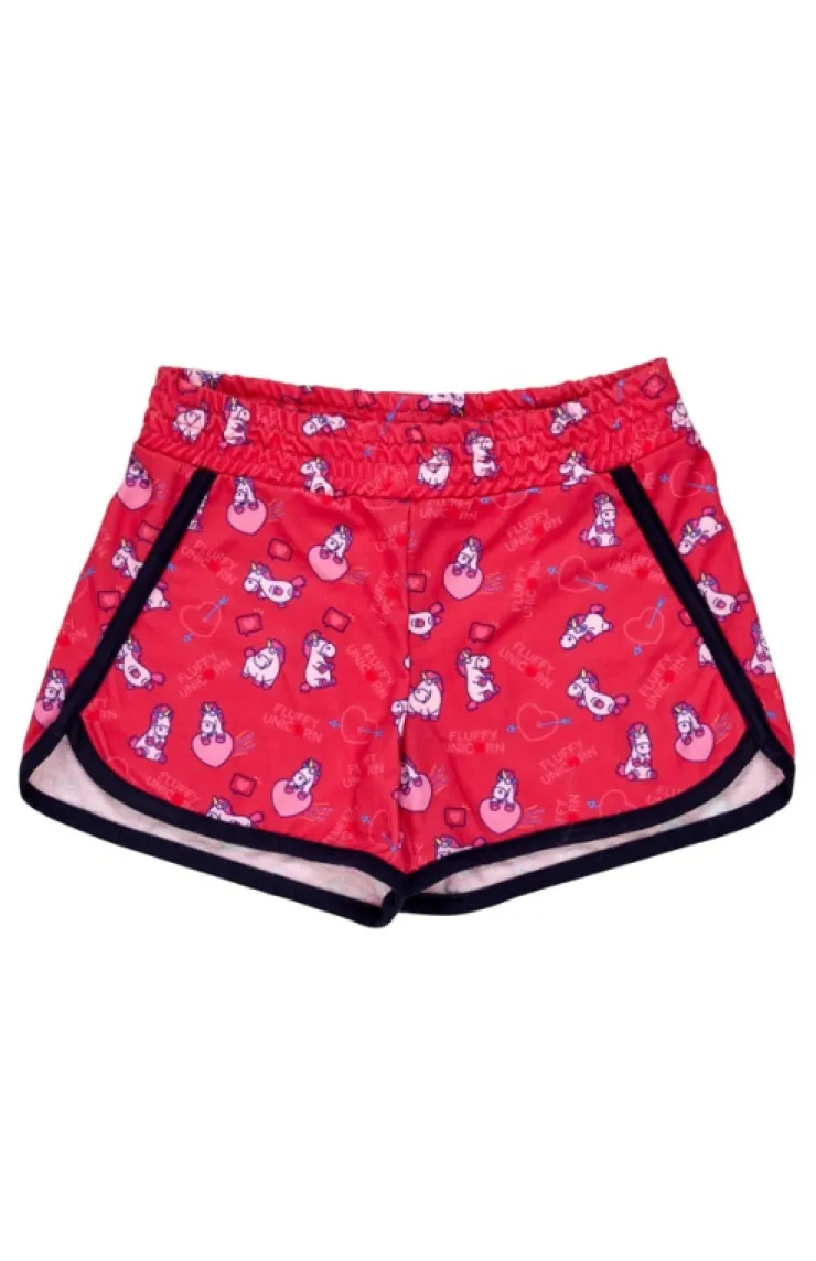 Universal Orlando Resort Fluffy Unicorn Youth Athletic Shorts* Shorts