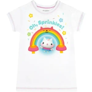 Universal Orlando Resort Gabby's Dollhouse Cakey Cat "Oh, Sprinkles!" Youth T-Shirt* Youth T-shirts
