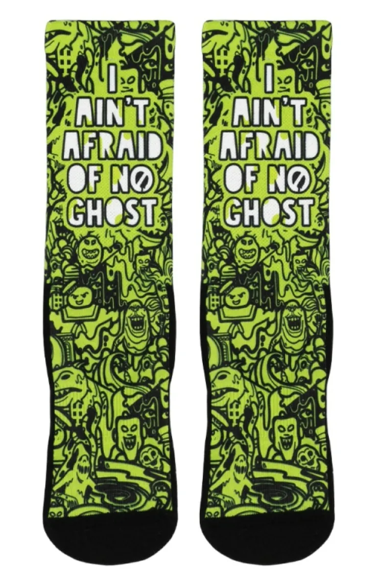Universal Orlando Resort Ghostbusters "I Ain't Afraid of No Ghost" Adult Socks* Socks
