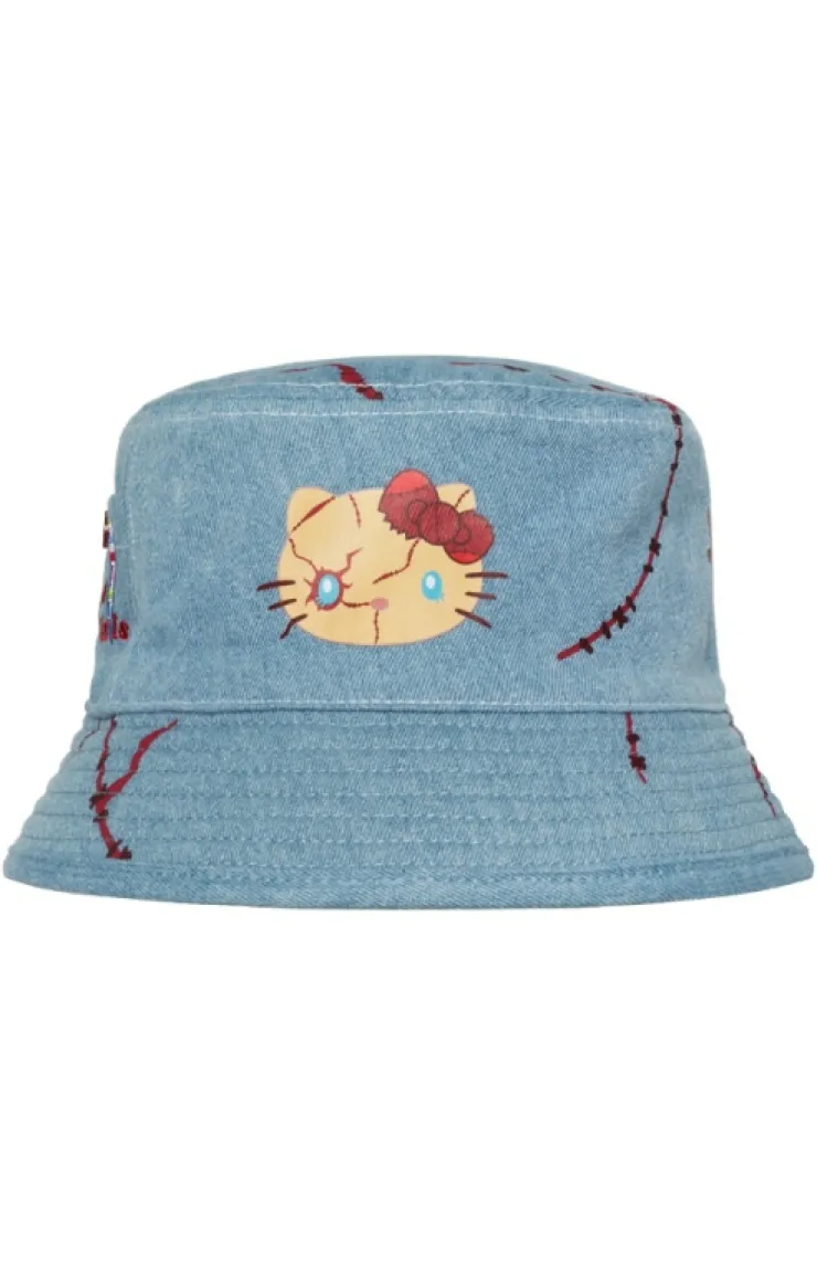 Universal Orlando Resort Hello Kitty® Chucky Reversible Denim Adult Bucket Hat* Headwear | Headwear