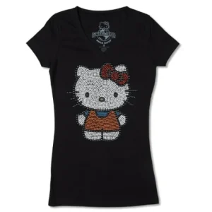 Universal Orlando Resort Hello Kitty® Ladies Nailhead T-Shirt* Adult Fashion Tops
