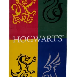 Universal Orlando Resort Hogwarts&trade; Emblems Beach Towel* Beach Towels | Beach Towels
