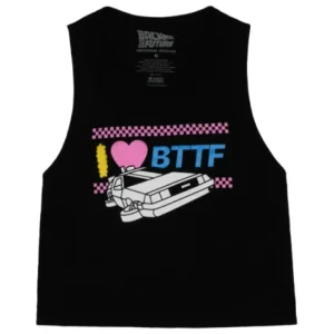 Universal Orlando Resort I Heart Back To The Future Adult Cropped Tank* Adult Fashion Tops