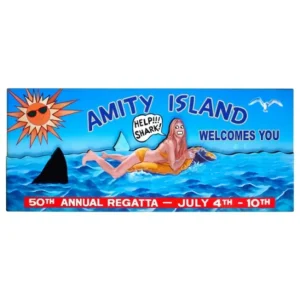 Universal Orlando Resort Jaws "Amity Island Welcomes You" Wall Decor* Home Decorations