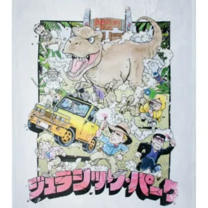 Universal Orlando Resort Jurassic Park Anime Throw Blanket* Home Decorations