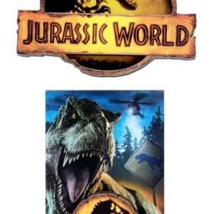 Universal Orlando Resort Jurassic World Amber Logo & T-Rex Magnet Set* Magnets