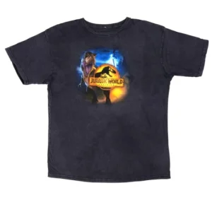 Universal Orlando Resort Jurassic World Amber Logo Adult T-Shirt* Adult T-shirts