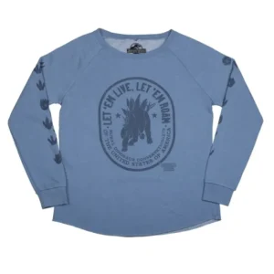 Universal Orlando Resort Jurassic World Let 'Em Live, Let 'Em Roam Ladies Sweatshirt* Adult Outerwear