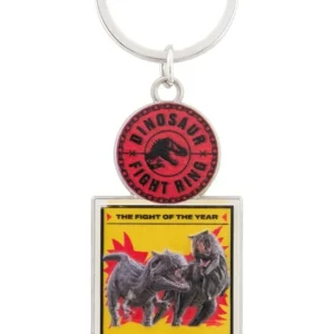 Universal Orlando Resort Jurassic World Malta Fight Night Poster Keychain* Key Chains