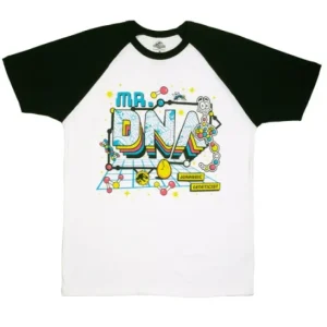 Universal Orlando Resort Jurassic World Mr. DNA Adult Raglan T-Shirt* Adult T-shirts