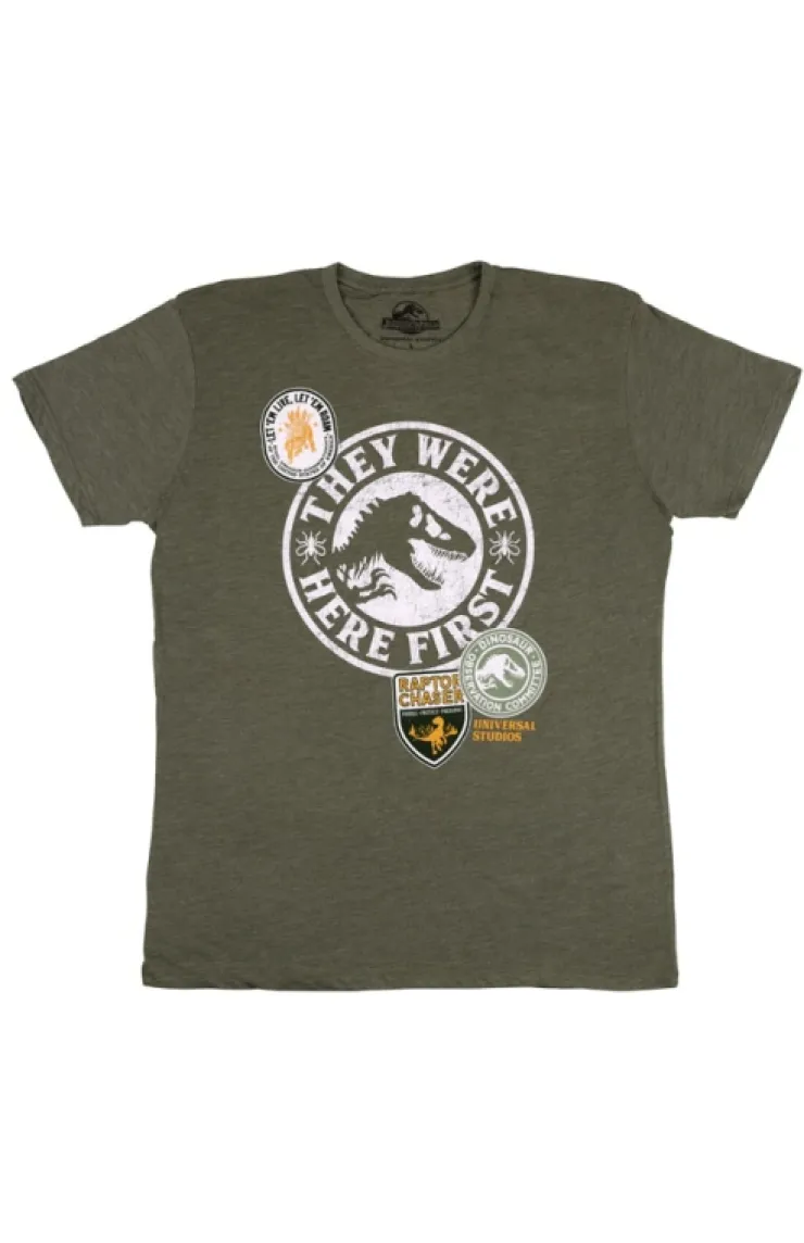 Universal Orlando Resort Jurassic World "They Were Here First" Adult T-Shirt* Adult T-shirts