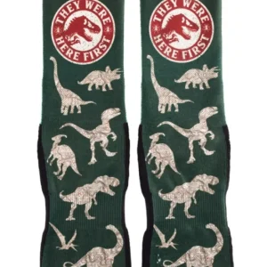 Universal Orlando Resort Jurassic World "They Were Here First" Adult Socks* Socks