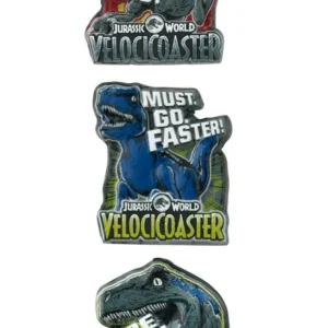 Universal Orlando Resort Jurassic World VelociCoaster Miniature Pin Set* Pins