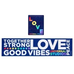 Universal Orlando Resort Love is Universal Decal & Bumper Strip 2-Piece Set* Home Decorations