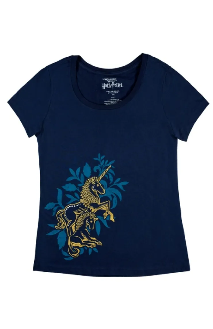 Universal Orlando Resort Magical Creatures Unicorn Ladies T-Shirt* Adult Fashion Tops