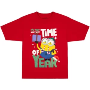 Universal Orlando Resort Minion Holiday "It's That Time Of Year" Youth T-Shirt* Youth T-shirts
