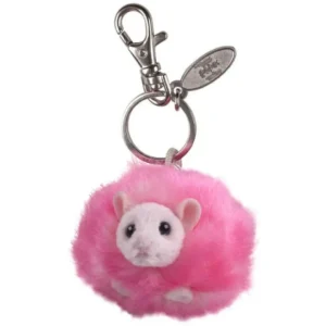 Universal Orlando Resort Pink Pygmy Puff Plush Keychain* Key Chains