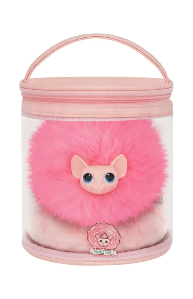 Universal Orlando Resort Pink Pygmy Puff Shoulder Pal with Carrying Case* Plush