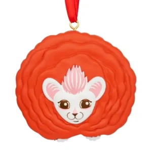 Universal Orlando Resort Red Pygmy Puff Resin Ornament* Holiday