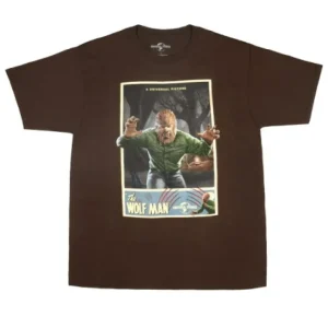 Universal Orlando Resort Universal Monsters The Wolf Man Poster Adult T-Shirt* Adult T-shirts