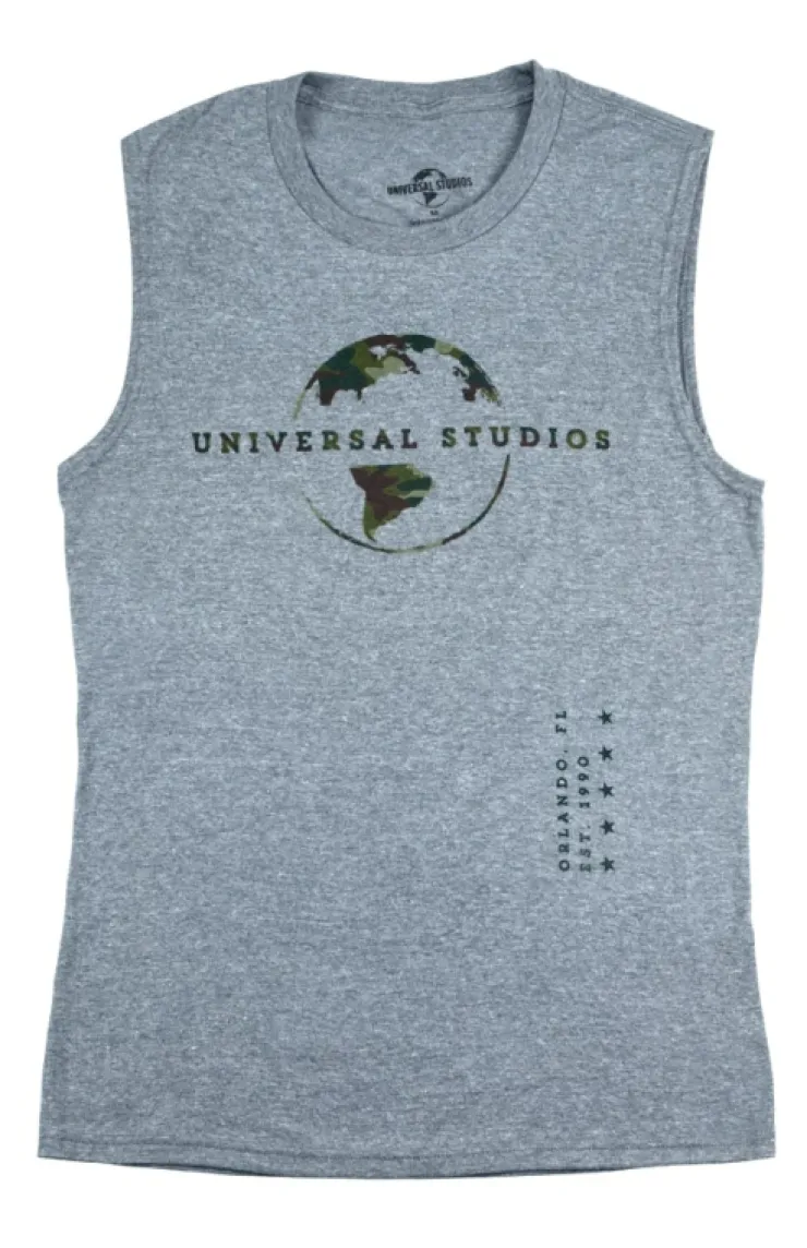Universal Orlando Resort Universal Studios Camo Adult Tank* Adult T-shirts