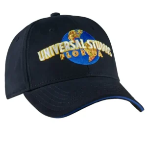 Universal Orlando Resort Universal Studios Florida Black Embroidered Adult Cap* Headwear | Headwear