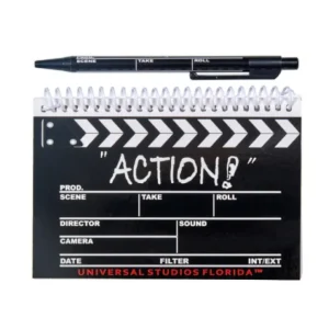 Universal Orlando Resort Universal Studios Florida Clapboard Spiral Journal with Pen* Stationery