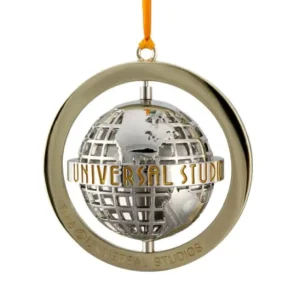 Universal Orlando Resort Universal Studios Grid Globe Spinner Ornament* Holiday