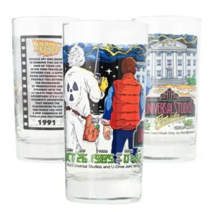 Universal Orlando Resort Universal Studios Retro Back To The Future Collectible Glass* Drinkware | Drinkware