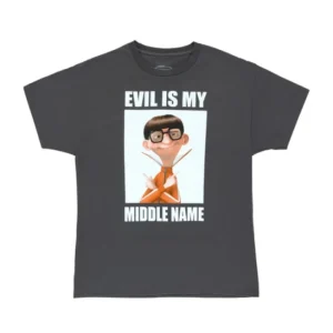 Universal Orlando Resort Vector Perkins "Evil Is My Middle Name" Adult T-Shirt* Adult T-shirts