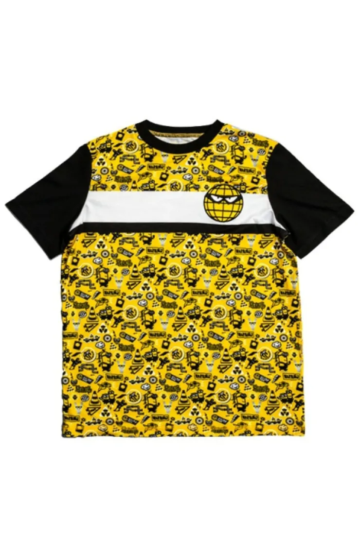Universal Orlando Resort Villain-Con International Black & Yellow Youth Raglan T-Shirt* Youth T-shirts