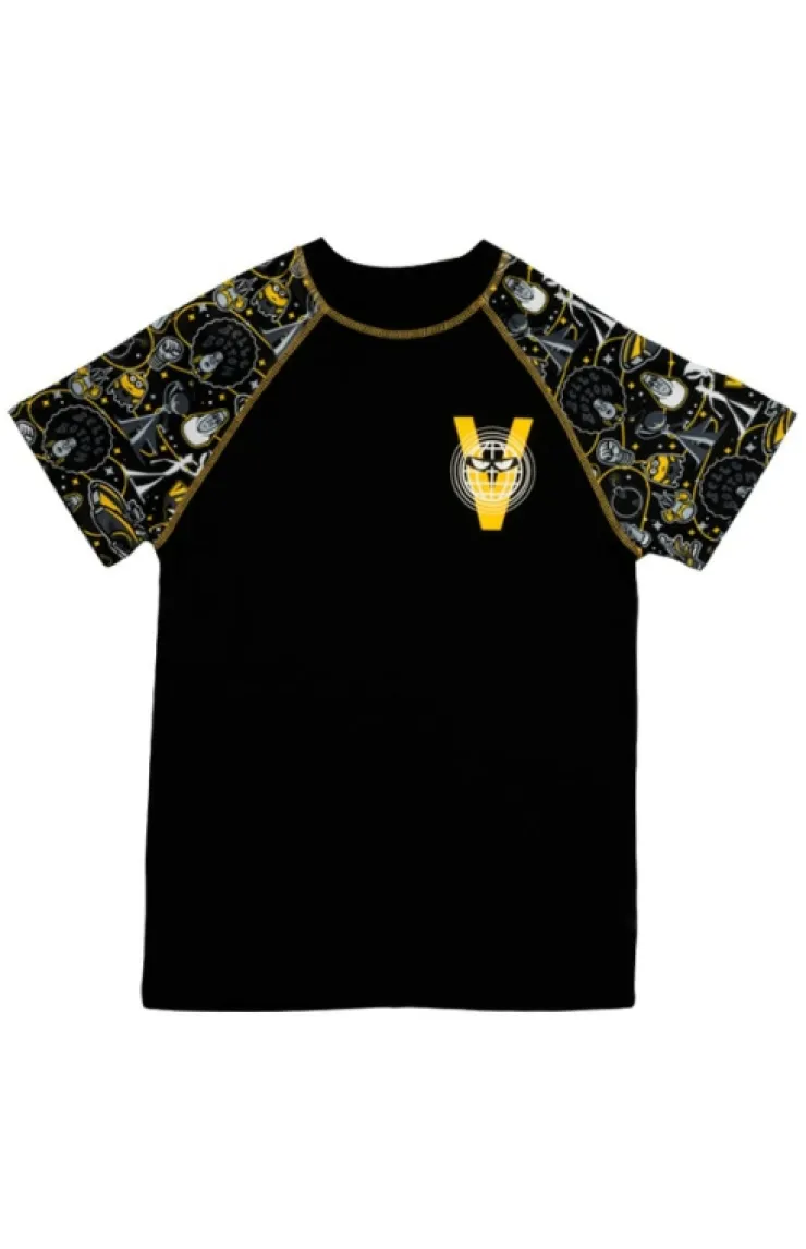 Universal Orlando Resort Villain-Con International Black & Yellow Logo Adult T-Shirt* Adult T-shirts