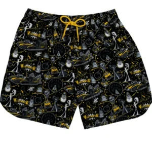Universal Orlando Resort Villain-Con International Black & Yellow Adult Shorts* Adult Shorts