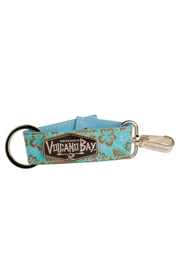 Universal Orlando Resort Volcano Bay Enchanted Waters Leather Keychain* Key Chains