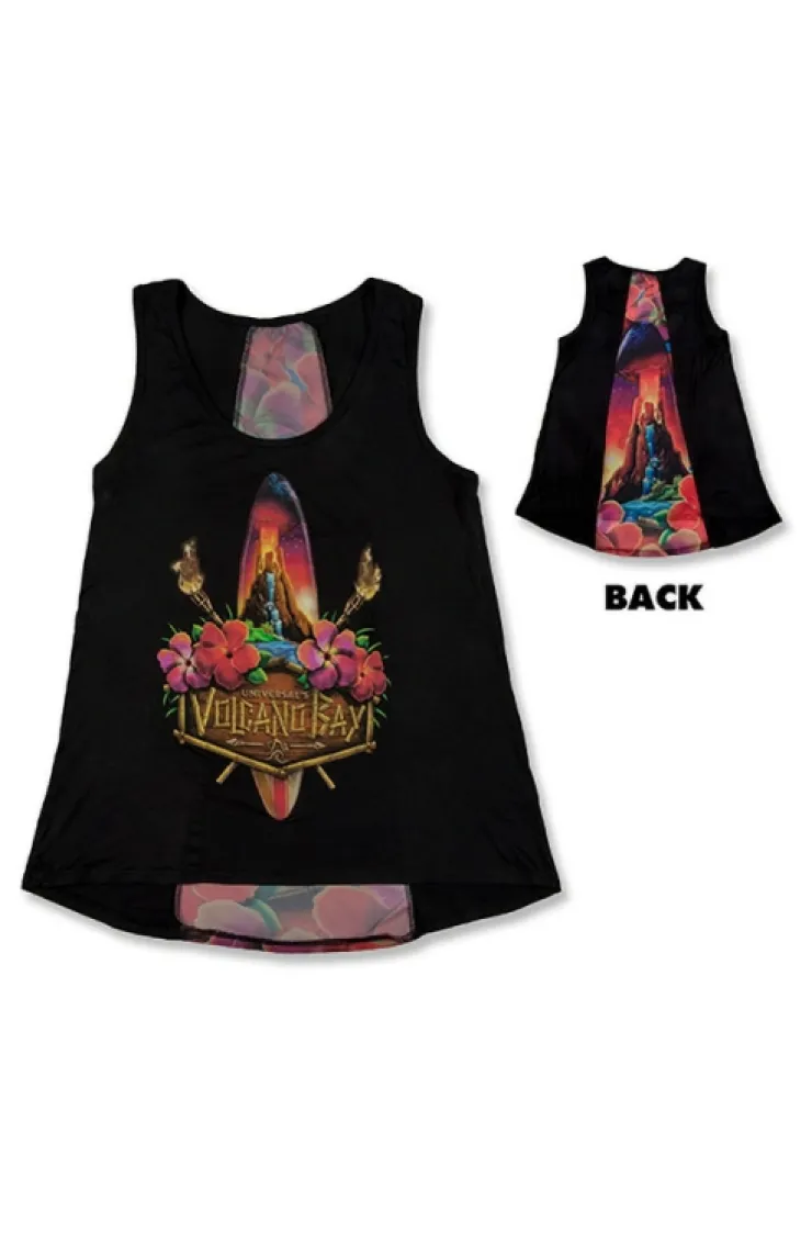 Universal Orlando Resort Volcano Bay Longboard Ladies Tank* Adult Fashion Tops